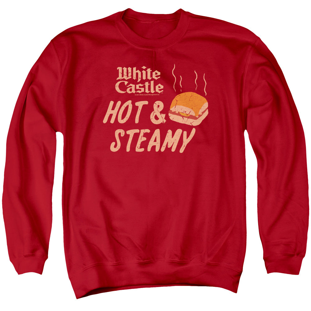 White Castle - Hot & Steamy - Adult Crewneck Sweatshirt - Red – FYE