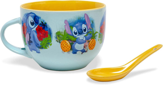 Disney - Lilo & Stitch Tropical Soup Mug With Spoon