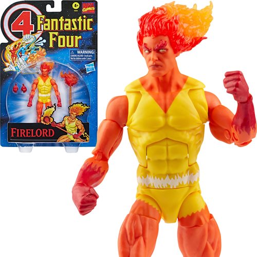 Marvel Legends Fantastic Four Retro Firelord 6-Inch Action Figure