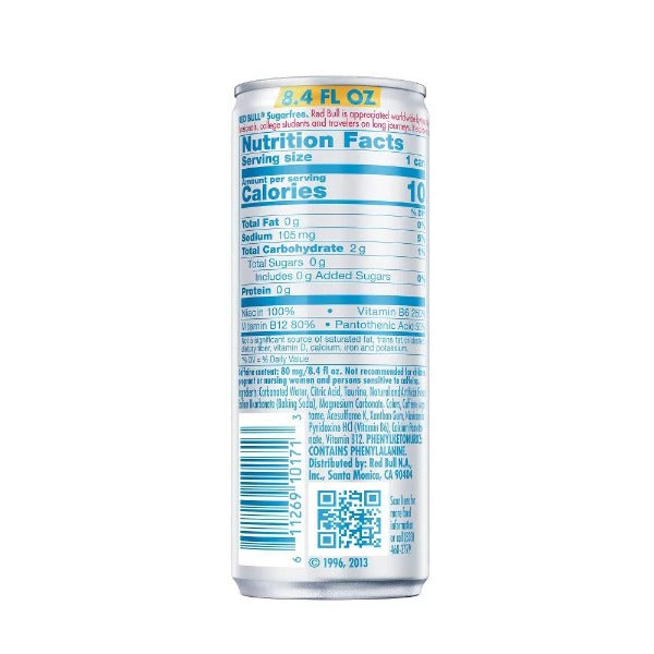 Red Bull Sugar Free Energy Drink - 8.4 fl oz Can