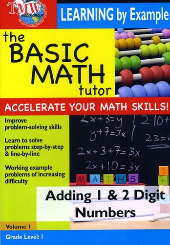 Basic Math Tutor Adding 1 & 2 Digit Numbers