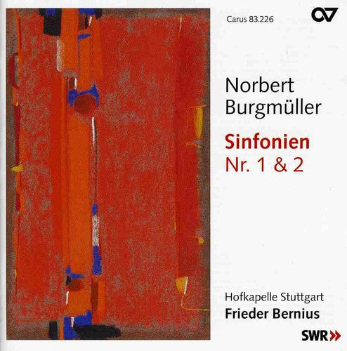 Burgmuller/ Hofkapelle Stuttgart/ Bernius - Symphony No 1 & 2