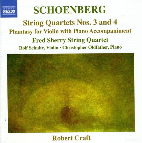 Schoenberg/ Schulte/ Fred Sherry String Quartet - String Quartets Nos 3 & 4