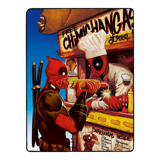 Marvel Deadpool Chimichanga Blanket