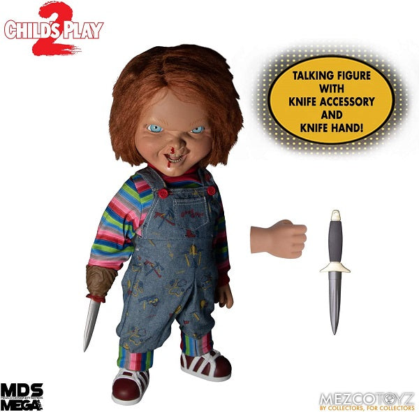 Child's Play 2 - Talking Menacing Chucky Designers Series Mega Scale