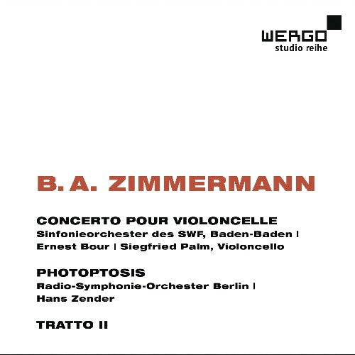 Zimmermann/ Palm/ Radio-Sym-Orch Berlin/ Bour - Cello Concerto