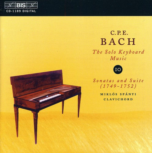 C.P.E. Bach / Spanyi - Solo Keyboard Music 10