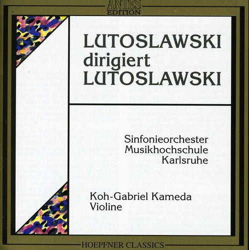 Lutoslowski/ Sinfonieorchester Der Hochschule Fur - Lutoslowski Dir Lutoslowski