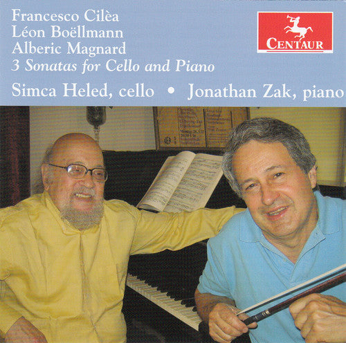 Cilea/ Boellmann/ Heled/ Zak - 3 Sonatas for Cello & Piano