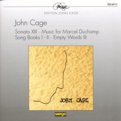 Cage - Sonata Xiii / Song Books I-II