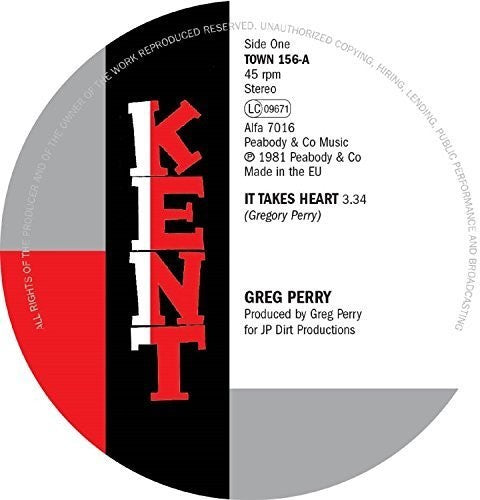 Greg Perry / Jocelyn Brown - It Takes Heart/If I Can't Have Your Love