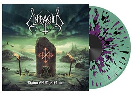 Unleashed - Dawn Of The Nine (140gm Green w/ Purple/Black Splatter Vinyl)