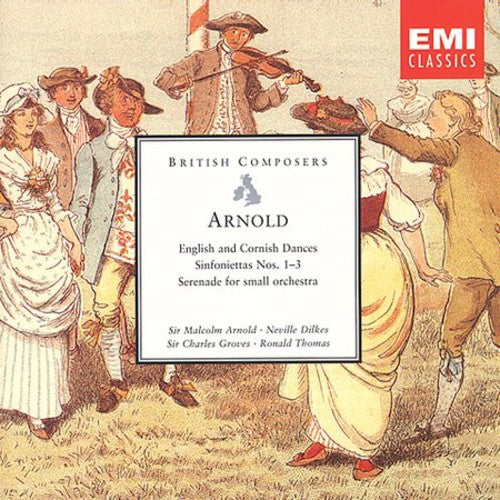 Arnold/ Groves/ Thomas/ Dilkes/ Bournemouth So - English Dances/Cornish Dances (4)/Ser Small Orch/&