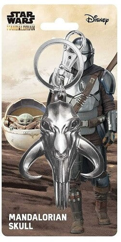 Star Wars - The Mandalorian Mudhorn Skull Pewter Key Ring