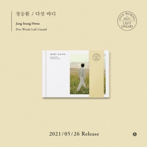 Jung Seung Hwan - Five Words Left Unsaid (incl. 96pg Booklet, Letter St + Bookmark)