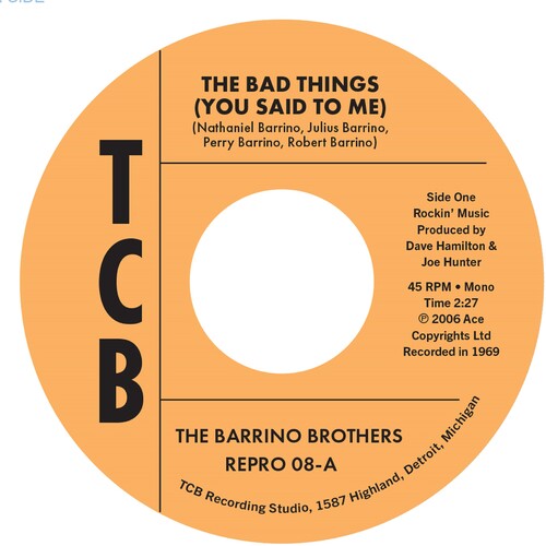 Barrino Brothers - Bad Things (You Said To Me)/Just A Mistake