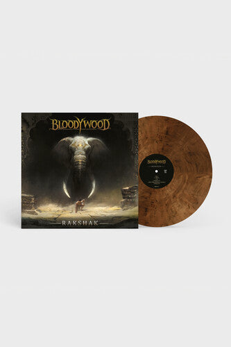 Bloodywood - Rakshak - Clear Red & Black Marble Colored Vinyl