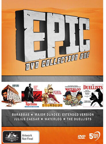 Epic DVD Collection One: Barabbas / Major Dundee / Waterloo / Julius Caesar / The Duellists