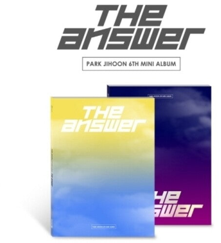 Park Ji Hoon - Answer - Random Cover - incl. 64pg Photo Book, Photocard, Answer Photocard, Triangle Postcard + A4 Folded Poster