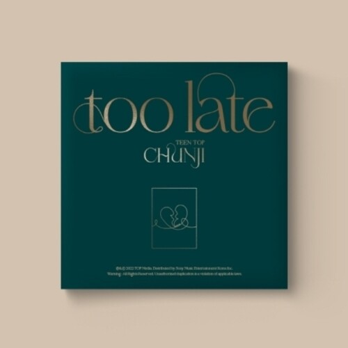 Chunji ( Teen Top ) - Too Late -5pc Postcard Set, Message Card + Photocard