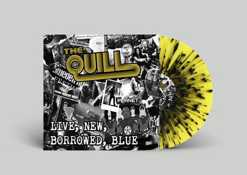 Quill - Live, New, Borrowed, Blue - Black Yellow Splatter