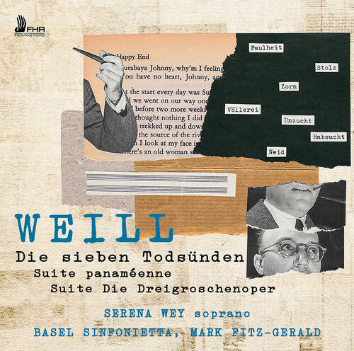 Weill/ Wey/ Sinfonietta - Die Dreigroschenoper Die sieben Todsunden Suite