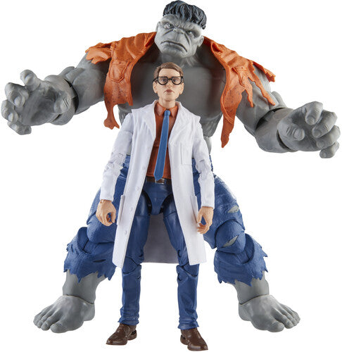 Hasbro Collectibles - Marvel Legends - Avengers 60th Anniversary Gray Hulk and Dr. Bruce Banner