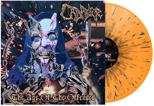 Cadaver - The Age of the Offended - Orange, Silver & Blue Splatter