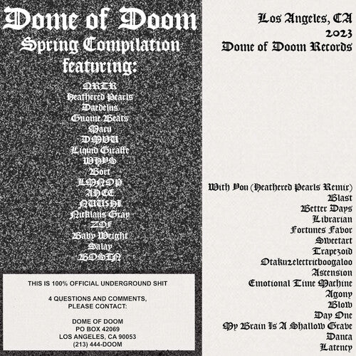 Dome of Doom Spring Compilation/ Various - Dome Of Doom Spring Compilation (Various Artists)