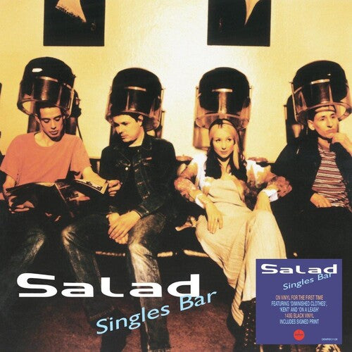 Salad - Singles Bar - 140-Gram Black Vinyl with Autographed Print