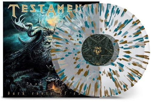 Testament - Dark Roots of Earth - Clear Gold Green Splatter