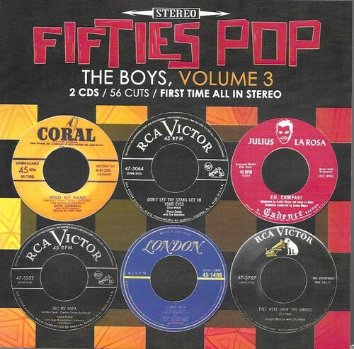 50s Pop Boys V3-56 Cuts-100% First Time/ Var - 50s Pop Boys V3-56 Cuts-100% First Time Stereo