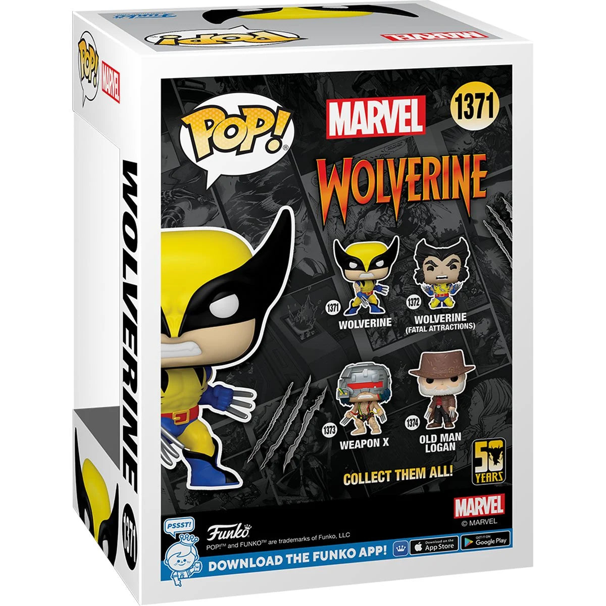 Funko Pop! Wolverine - 50th Anniversary Wolverine (Classic)