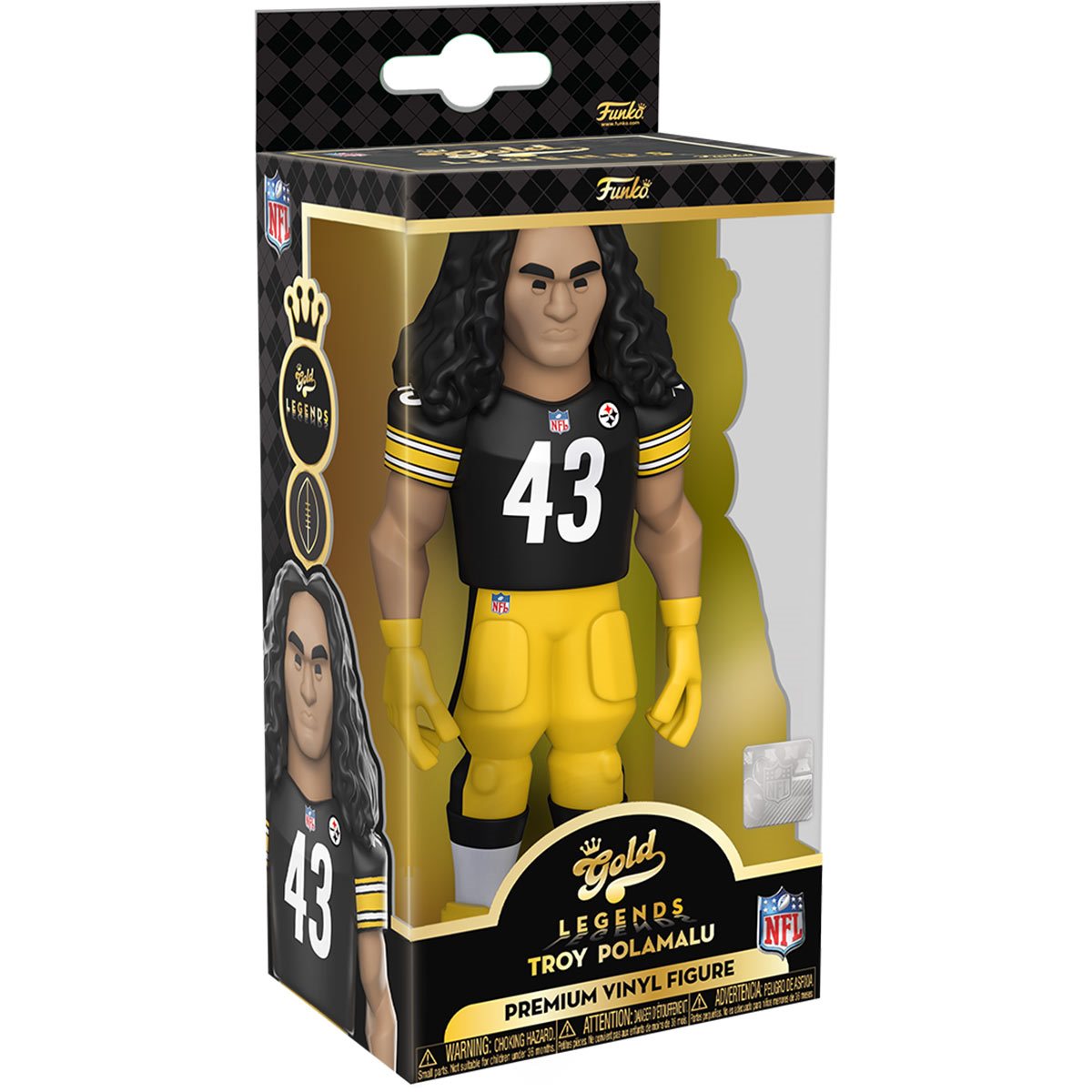 Funko Vinyl Gold NFL Legends Steelers - Troy Polamalu w/chase