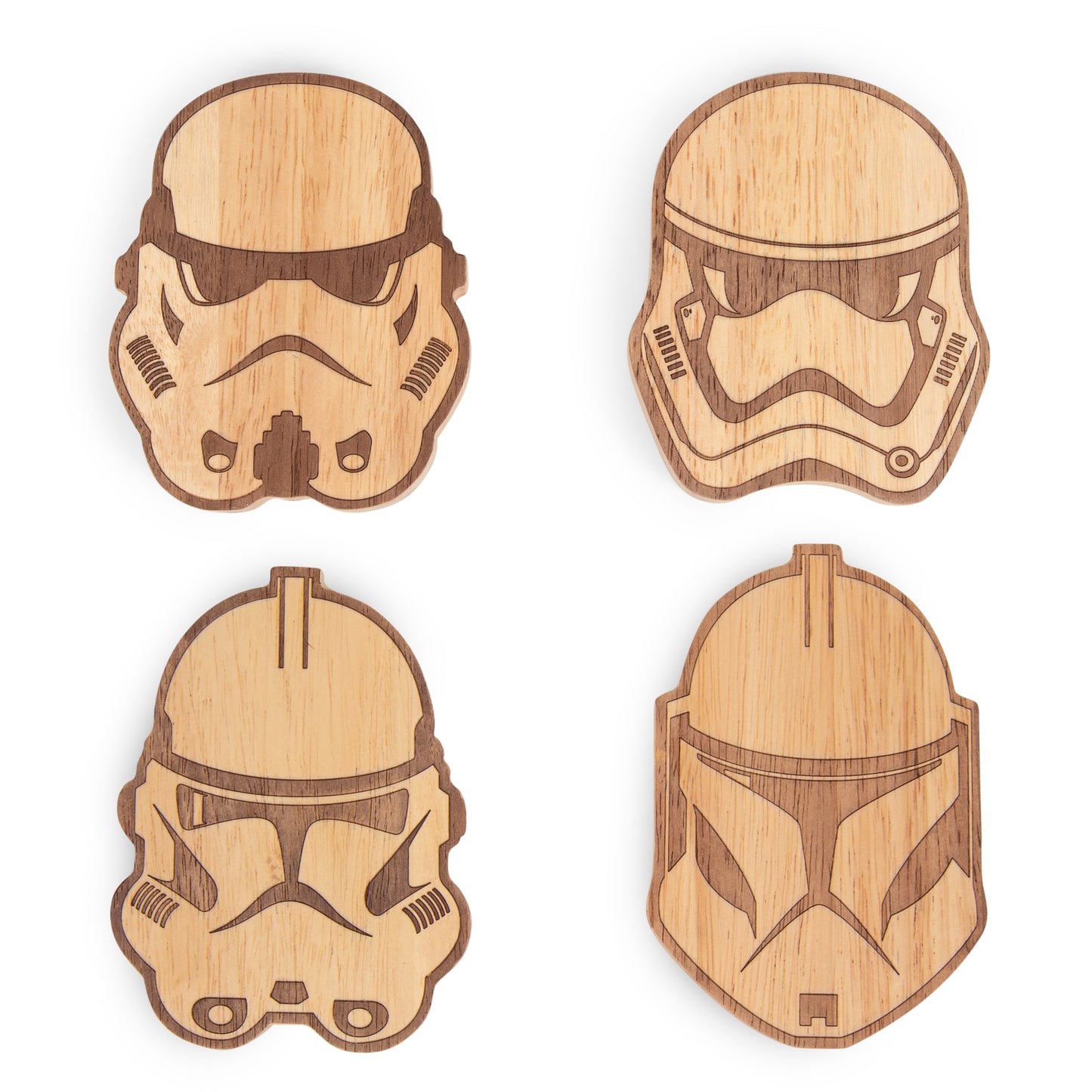 Star Wars Clone Trooper Coasters with Bottle Openers 4-Pack