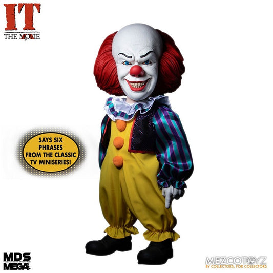 Mezco Designers Series - IT (1990): Talking Pennywise Mega Scale 15-Inch Doll