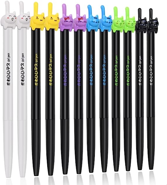 Retractable Tail Cat Gel Pen (1 random)