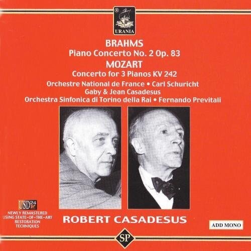 Brahms/ Mozart/ Gaby/ Onf/ Schuricht - Concerto No 2 for Piano & Orchestra