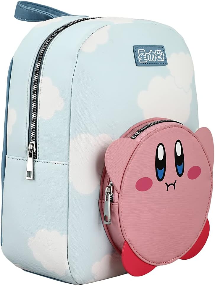 Kirby Cloud All Over Print Mini Backpack with Pocket