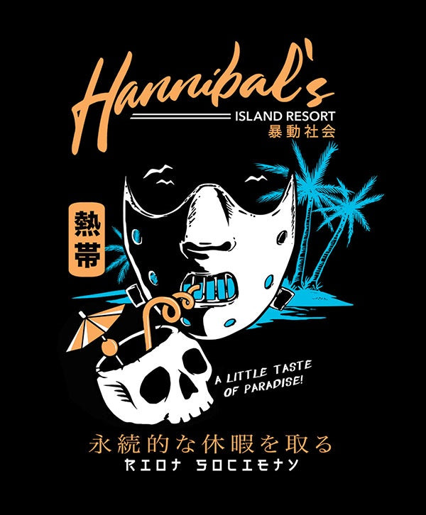 Riot Society - Hannibal's Island Resort Kanji T-Shirt