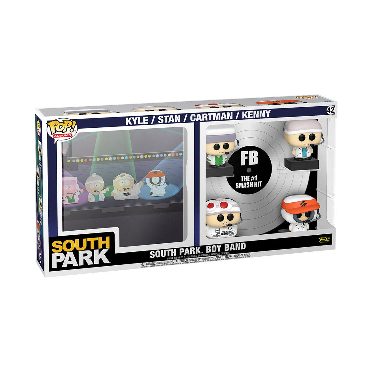 Funko Pop! South Park Boy Band Deluxe Album Figure with Case