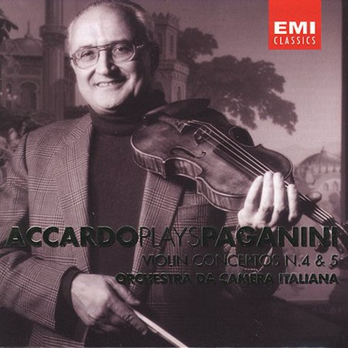 Paganini/ Accardo/ Italian Chamber Orchestra - Concerto Violin 4/5