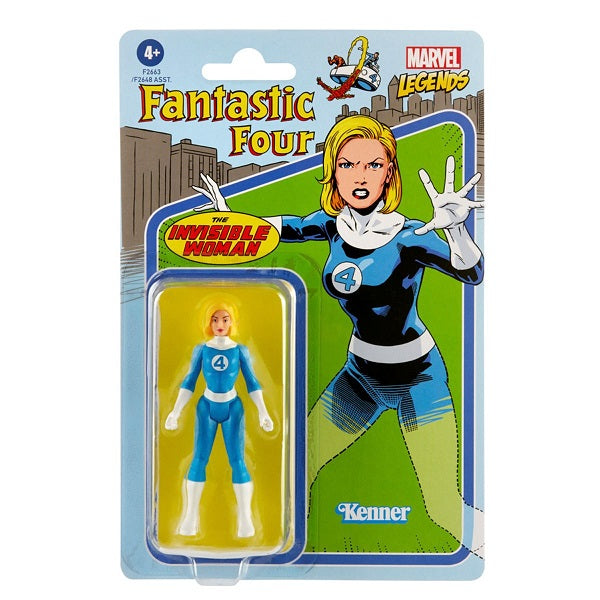 Marvel Legends Retro 375 Collection Fantastic Four Invisible Woman 3 3/4-Inch Action Figure