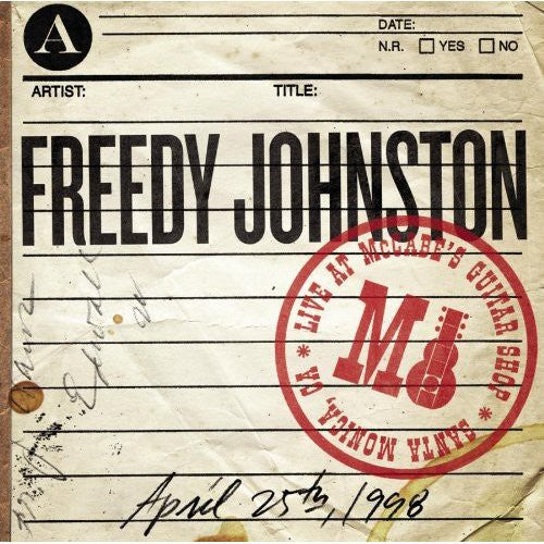 Freedy Johnston - Live at McCabe's Guitar Shop