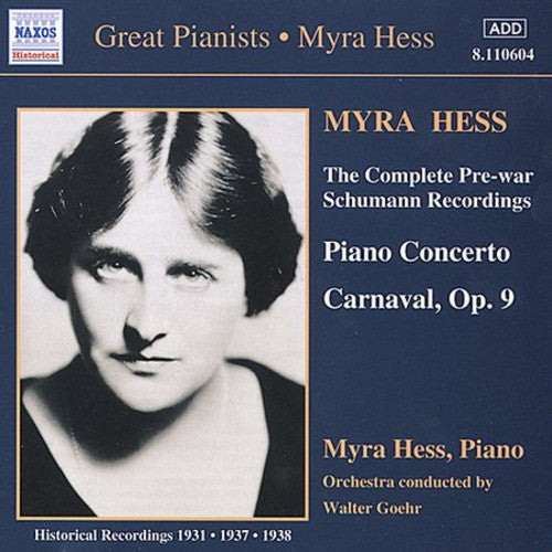 Myra Hess - Pre-War Schumann Recordings-Co