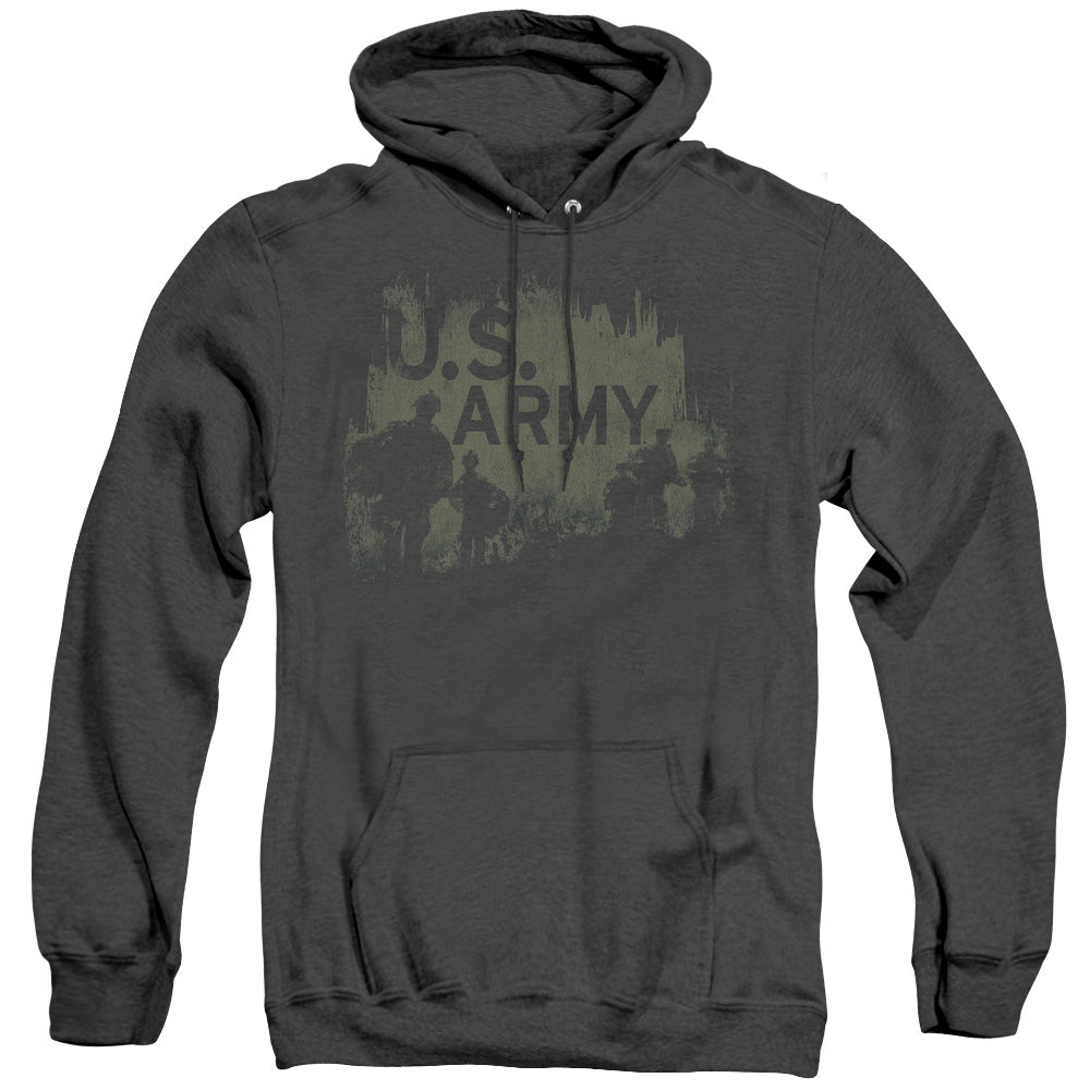 Army - Soldiers - Adult Heather Hoodie - Black