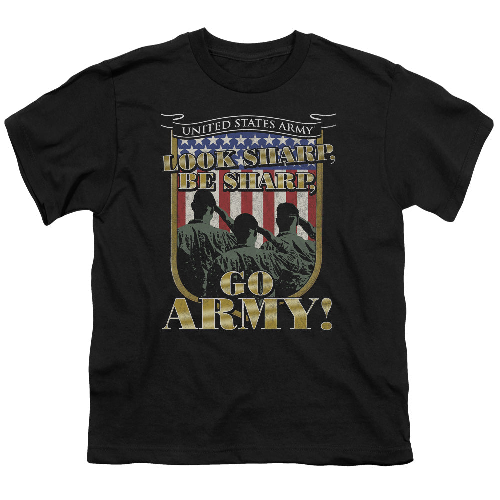 Army - Go Army - Short Sleeve Youth 18/1 - Black T-shirt