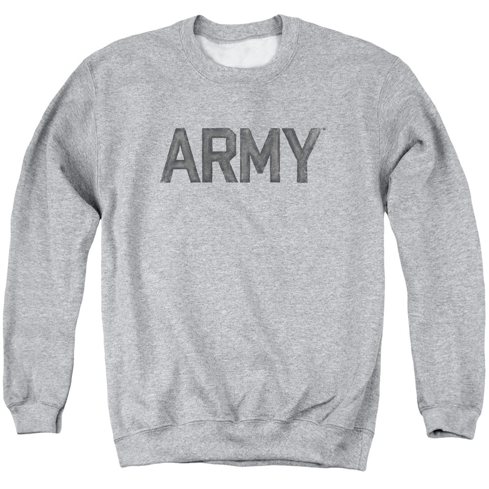 Army - Star - Adult Crewneck Sweatshirt - Athletic Heather