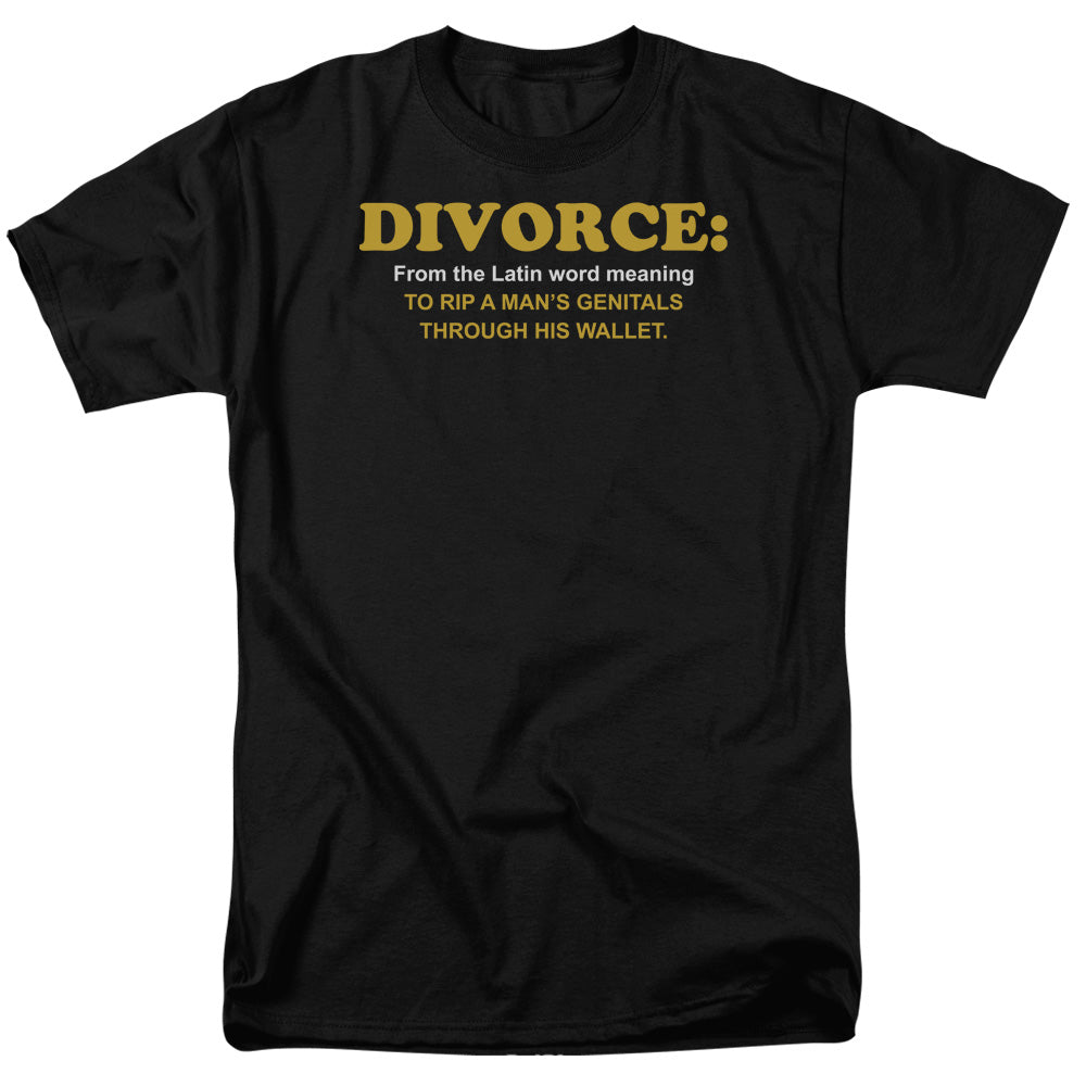 Divorce - Short Sleeve Adult 18 - 1 - Black T-shirt