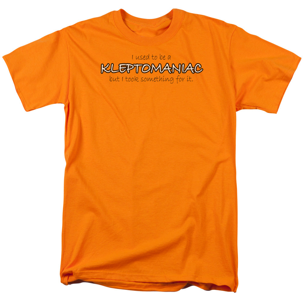 Kleptomaniac - Short Sleeve Adult 18 - 1 - Orange T-shirt